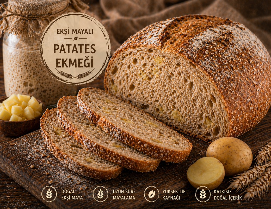 Kemal Aydoğdu Taş Ekmek ve Unlu Mamülleri Ekşi mayalı patates ekmeği
