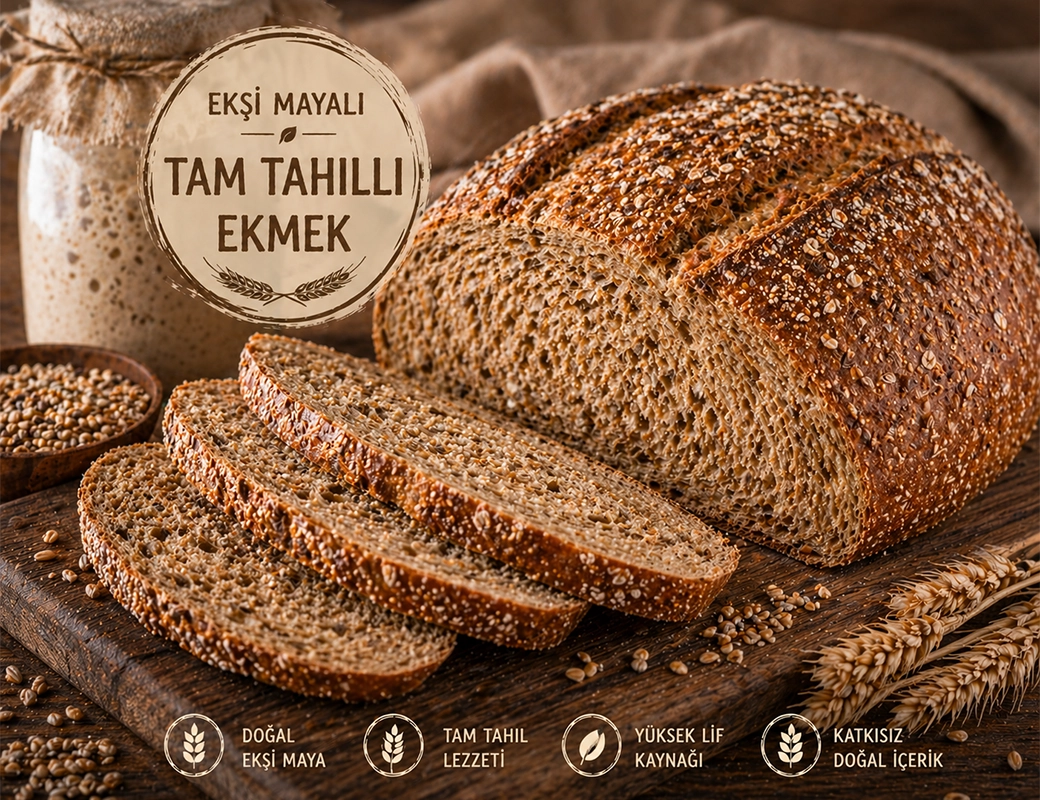 Kemal Aydoğdu Taş Ekmek ve Unlu Mamülleri Ekşi mayalı tam tahıllı ekmek