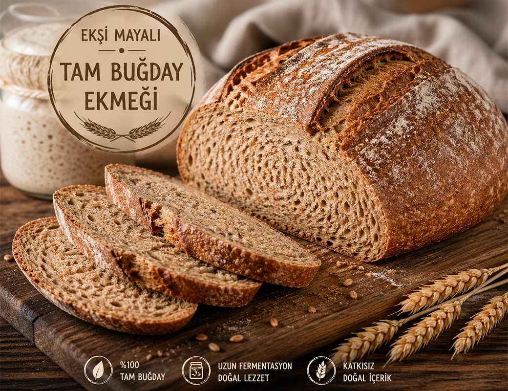 Kemal Aydoğdu Taş Ekmek ve Unlu Mamülleri Ekşi Mayalı Tam Buğday Ekmeği